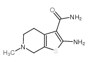 2-Amino-6-methyl-4,5,6,7-tetrahydro-thieno[2,3-c]-pyridine-3-carboxylic acid amide