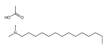 acetic acid,N,N-dimethyltetradecan-1-amine