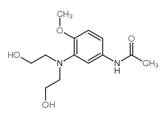 4-Acetylamino-2-(bis(2-hydroxyethyl)amino)anisole