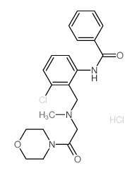 o-Benzotoluidide, 3'-chloro-.α.-[methyl[(morpholinocarbonyl)methyl]amino]-, hydrochloride