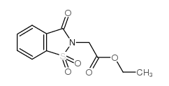 ethyl 2-(1,1,3-trioxo-1,2-benzothiazol-2-yl)acetate