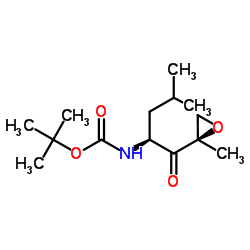 Tert-butyl N-[(2S)-4-methyl-1-[(2R)-2-methyloxiran-2-yl]-1-oxopentan-2-yl]carbamate Cas:247068-82-2 第1张