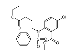 methyl 5-chloro-2-[(4-ethoxy-4-oxobutyl)-(4-methylphenyl)sulfonylamino]benzoate