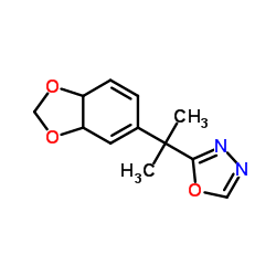 2-(2-(benzo[d][1,3]dioxol-5-yl)propan-2-yl)-1,3,4-oxadiazole