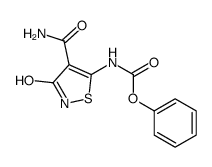 Phenyl (4-carbamoyl-3-oxo-2,3-dihydro-1,2-thiazol-5-yl)carbamate