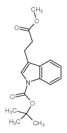 tert-butyl 3-(3-methoxy-3-oxopropyl)indole-1-carboxylate CAS:253605-13-9 第1张