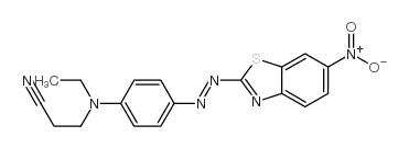 3-[ethyl[4-[(6-nitrobenzothiazol-2-yl)azo]phenyl]amino]propiononitrile CAS:25510-81-0 第1张