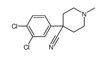 4-(3,4-dichlorophenyl)-1-methylpiperidine-4-carbonitrile