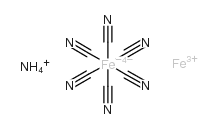 azanium,iron(2+),iron(3+),hexacyanide CAS:25869-00-5 第1张