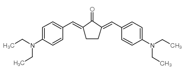 2,5-bis[[4-(diethylamino)phenyl]methylidene]cyclopentan-1-one