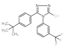 3-(4-tert-butylphenyl)-4-[3-(trifluoromethyl)phenyl]-1H-1,2,4-triazole-5-thione