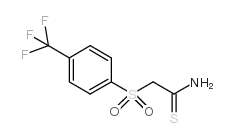 2-[4-(trifluoromethyl)phenyl]sulfonylethanethioamide