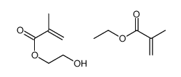 ethyl 2-methylprop-2-enoate,2-hydroxyethyl 2-methylprop-2-enoate