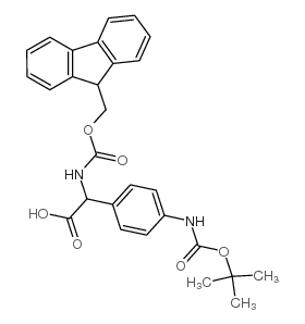 (4-tert-butoxycarbonylamino-phenyl)-[(9h-fluoren-9-ylmethoxycarbonylamino)]-acetic acid CAS:265321-13-9 第1张