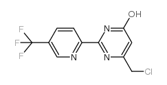 6-(chloromethyl)-2-[5-(trifluoromethyl)pyridin-2-yl]-1H-pyrimidin-4-one