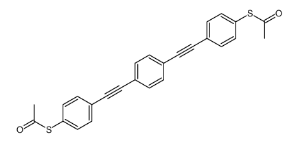 S-[4-[2-[4-[2-(4-acetylsulfanylphenyl)ethynyl]phenyl]ethynyl]phenyl] ethanethioate