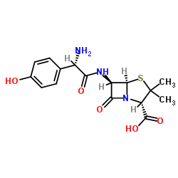 (2S,5R,6R)-6-[[(2S)-2-amino-2-(4-hydroxyphenyl)acetyl]amino]-3,3-dimethyl-7-oxo-4-thia-1-azabicyclo[3.2.0]heptane-2-carboxylic acid