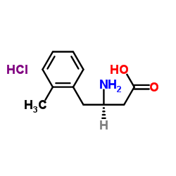 (r)-3-amino-4-(2-methylphenyl)butanoic acid hydrochloride CAS:269398-79-0 第1张