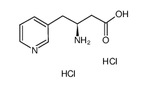 (3S)-3-amino-4-pyridin-3-ylbutanoic acid,dihydrochloride CAS:270063-59-7 第1张