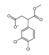 3-(3,4-dichlorophenyl)-4-methoxy-4-oxobutanoate