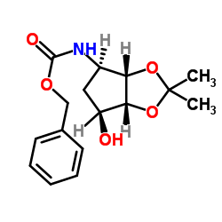 CarbaMicacid,N-[(3aS,4R,6S,6aR)-tetrahydro-6-hydroxy-2,2-diMethyl-4H-cyclopenta-1,3-dioxol-4-yl]-,phenylMethyl Ester Cas:274693-53-7 第1张