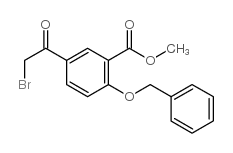 5-bromoacetyl-2-bensyloxybenzoic acid methyl ester CAS:27475-14-5 第1张