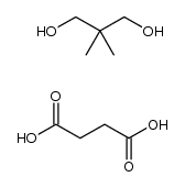 butanedioic acid,2,2-dimethylpropane-1,3-diol