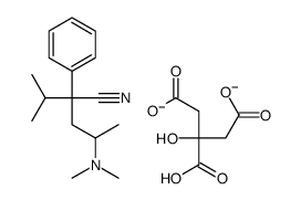 (3-cyano-1,4-dimethyl-3-phenyl-pentyl)-dimethyl-ammonium citrate CAS:28416-66-2 第1张