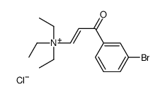 [3-(3-bromophenyl)-3-oxoprop-1-enyl]-triethylazanium,chloride CAS:284493-93-2 第1张