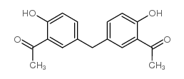 1-[5-[(3-acetyl-4-hydroxyphenyl)methyl]-2-hydroxyphenyl]ethanone