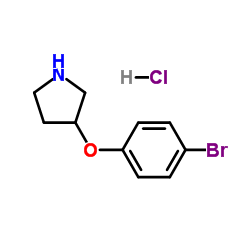 3-(4-Bromophenoxy)pyrrolidine hydrochloride (1:1)