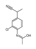 N-[2-chloro-4-(1-cyanoethyl)phenyl]acetamide