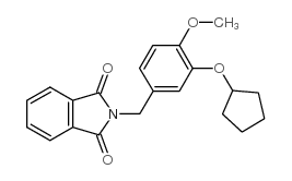 7a-[(3-cyclopentyloxy-4-methoxyphenyl)methyl]-3aH-isoindole-1,3-dione CAS:287196-92-3 第1张