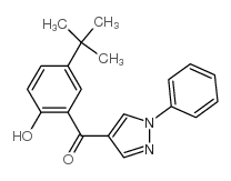 (5-tert-butyl-2-hydroxyphenyl)-(1-phenylpyrazol-4-yl)methanone CAS:288844-46-2 第1张