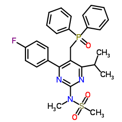 N-[5-(Diphenylphosphinoylmethyl)-4-(4-fluorophenyl)-6-isopropylpyrimidin-2-yl]-N-methylmethanesulfonamide CAS:289042-10-0 manufacturer price 第1张