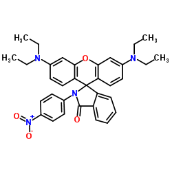 3',6'-bis(diethylamino)-2-(4-nitrophenyl)spiro[isoindole-3,9'-xanthene]-1-one