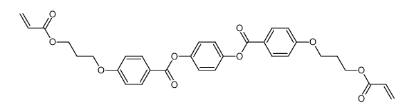 Benzoic acid, 4-[3-[(1-oxo-2-propenyl)oxy]propoxy]-, 1,4-phenylene ester Cas:292865-90-8 第1张
