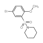 1-(5-Bromo-2-methoxyphenylsulfonyl)piperidine