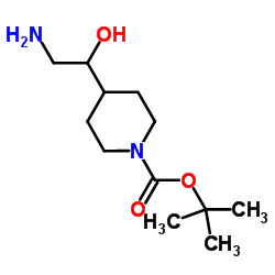 tert-butyl 4-(2-amino-1-hydroxyethyl)piperidine-1-carboxylate