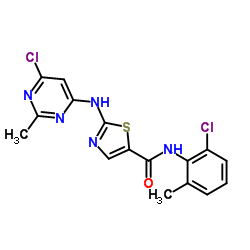 N-(2-Chloro-6-methylphenyl)-2-[(6-chloro-2-methyl-4-pyrimidinyl)amino]-5-thiazolecarboxamide CAS:302964-08-5 第1张