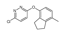 3-Chloro-6-[(7-methyl-2,3-dihydro-1H-inden-4-yl)oxy]pyridazine