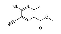 methyl 6-chloro-5-cyano-2-methylpyridine-3-carboxylate