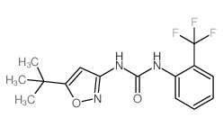 1-(5-tert-butyl-1,2-oxazol-3-yl)-3-[2-(trifluoromethyl)phenyl]urea