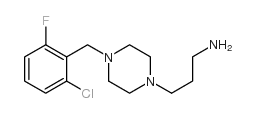 3-[4-[(2-chloro-6-fluorophenyl)methyl]piperazin-1-yl]propan-1-amine