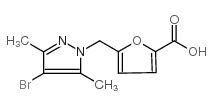 5-[(4-Bromo-3,5-dimethyl-1H-pyrazol-1-yl)methyl]-2-furoic acid