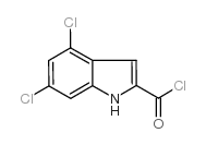 4,6-dichloro-1H-indole-2-carbonyl chloride