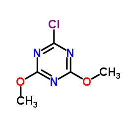 2-chloro-4,6-dimethoxy-1,3,5-triazine CAS:3140-73-6 第1张