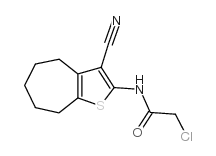 2-Chloro-N-(3-cyano-5,6,7,8-tetrahydro-4H-cyclohepta[b]thiophen-2-yl)acetamide