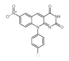 10-(4-chlorophenyl)-7-nitropyrimido[4,5-b]quinoline-2,4-dione