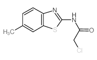 2-chloro-N-(6-methyl-1,3-benzothiazol-2-yl)acetamide